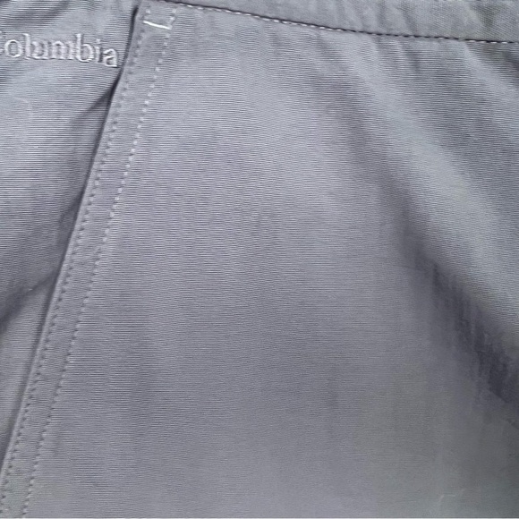 Columbia Grey Nylon Shorts Size 12 Activewear Hiking Outdoor Sporty - Picture 8 of 13